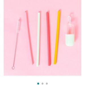 🛍🆕 Chic & Tonic Silicone Straws 4pk🆕🛍